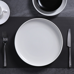 Round Porcelain Dinner Serving Dishes Catering Tableware