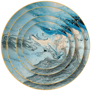 Custom Design Commercial Ceramic Dinner Plates