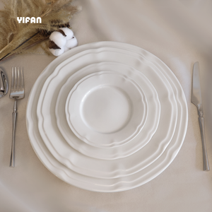 Nordic White New Bone China Plates