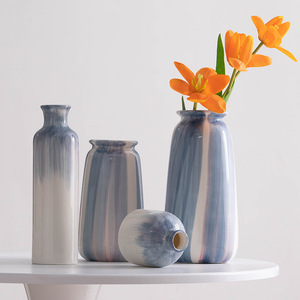 Wholesale Ceramic Flower Pots Garden Home Decoration Colorful Nordic And Vases Customized Ceramic Vase Arrangement Bottles