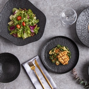 Hotel Ceramic Dinnerware Set Manufacturer Bulk Plate Set