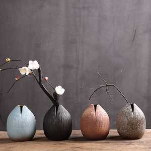 Modern Nordic Style Stoneware Flower Vases Home Hotel Decoration Creative Personalized Tabletop Vase