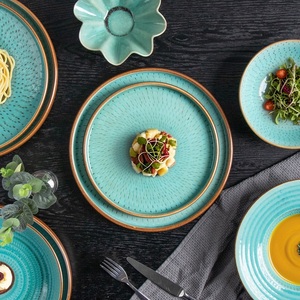 Hotel Supplies Wholesale Luxury Ceramic Porcelain Plate