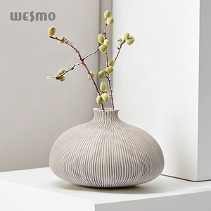 Living Wabi-sabi Ceramic Vase Decoration Table Ceramic Decoration Ceramic Factory Wholesale Flower Vase for Home Decor