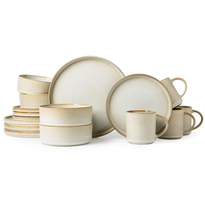 16-Piece Ceramic Stoneware Set