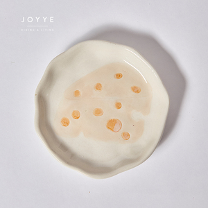 JOYYE Original Hand Painted Customized Bakery Theme Designs Ceramic Stoneware CE Certified Handmade Dinner Plate Dish